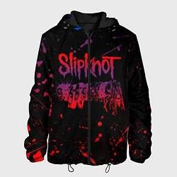 Куртка с капюшоном мужская SLIPKNOT, цвет: 3D-черный