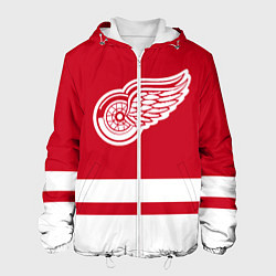 Куртка с капюшоном мужская Детройт Ред Уингз, цвет: 3D-белый