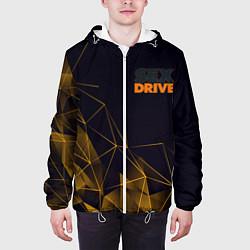 Куртка с капюшоном мужская SEX DRIVE, цвет: 3D-белый — фото 2