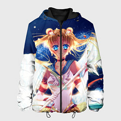 Куртка с капюшоном мужская SAILOR MOON, цвет: 3D-черный