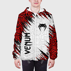 Куртка с капюшоном мужская VENUM, цвет: 3D-белый — фото 2