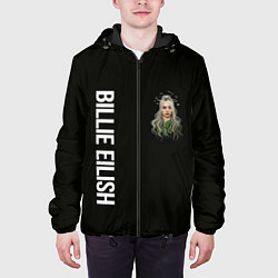 Куртка с капюшоном мужская BILLIE EILISH, цвет: 3D-черный — фото 2