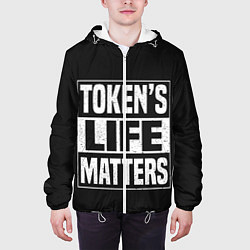 Куртка с капюшоном мужская TOKENS LIFE MATTERS, цвет: 3D-белый — фото 2