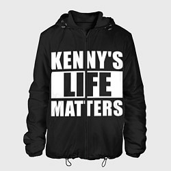 Куртка с капюшоном мужская KENNYS LIFE MATTERS, цвет: 3D-черный