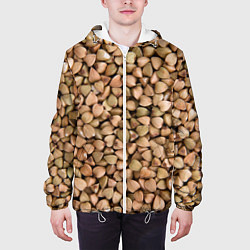 Куртка с капюшоном мужская Гречка Греча, цвет: 3D-белый — фото 2