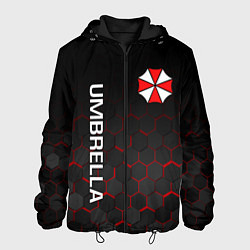 Куртка с капюшоном мужская UMBRELLA CORP, цвет: 3D-черный