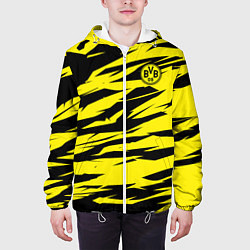 Куртка с капюшоном мужская FC Borussia, цвет: 3D-белый — фото 2
