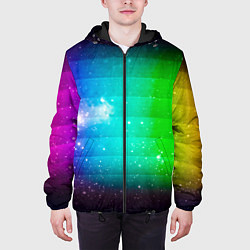 Куртка с капюшоном мужская Space, цвет: 3D-черный — фото 2