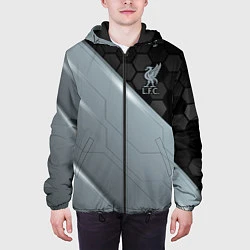 Куртка с капюшоном мужская Liverpool FC, цвет: 3D-черный — фото 2