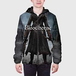 Куртка с капюшоном мужская Bloodborne, цвет: 3D-черный — фото 2