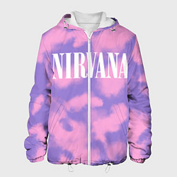 Куртка с капюшоном мужская NIRVANA, цвет: 3D-белый