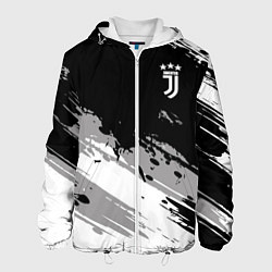 Куртка с капюшоном мужская Juventus F C, цвет: 3D-белый