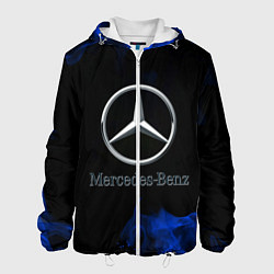Куртка с капюшоном мужская Mercedes, цвет: 3D-белый