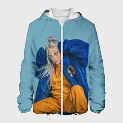 Куртка с капюшоном мужская Billie Eilish, цвет: 3D-белый