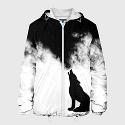Куртка с капюшоном мужская Galaxy wolf, цвет: 3D-белый