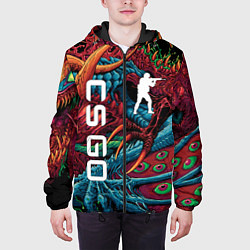 Куртка с капюшоном мужская CS GO, цвет: 3D-черный — фото 2