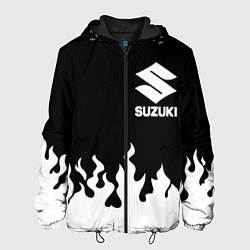 Куртка с капюшоном мужская SUZUKI 10, цвет: 3D-черный
