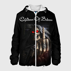 Куртка с капюшоном мужская Children of Bodom 9, цвет: 3D-белый