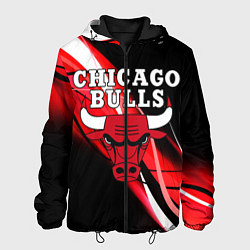 Куртка с капюшоном мужская CHICAGO BULLS, цвет: 3D-черный