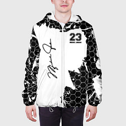 Куртка с капюшоном мужская Michael Jordan 23, цвет: 3D-белый — фото 2