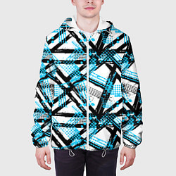 Куртка с капюшоном мужская Extreme sport style, цвет: 3D-белый — фото 2