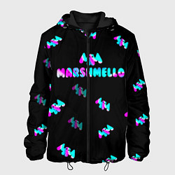 Куртка с капюшоном мужская Marshmello, цвет: 3D-черный