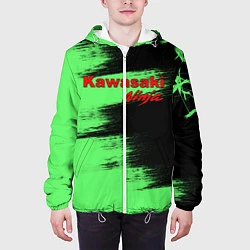 Куртка с капюшоном мужская Kawasaki, цвет: 3D-белый — фото 2