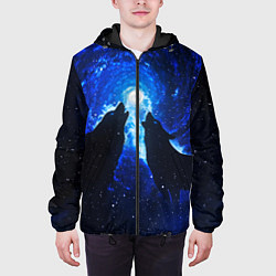 Куртка с капюшоном мужская ВОЛКИ D, цвет: 3D-черный — фото 2