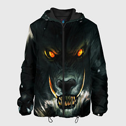 Куртка с капюшоном мужская ДИКИЙ ВОЛК D, цвет: 3D-черный