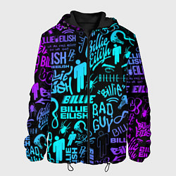 Куртка с капюшоном мужская BILLIE EILISH БИЛЛИ АЙЛИШ, цвет: 3D-черный