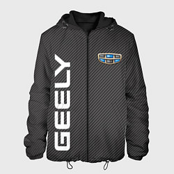 Куртка с капюшоном мужская GEELY, цвет: 3D-черный