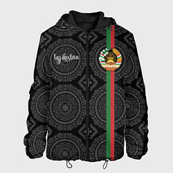 Куртка с капюшоном мужская Таджикистан, цвет: 3D-черный