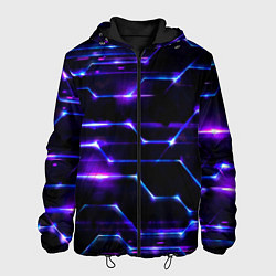 Куртка с капюшоном мужская Технологии будущее нано броня, цвет: 3D-черный
