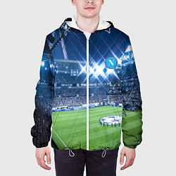 Куртка с капюшоном мужская FC NAPOLI, цвет: 3D-белый — фото 2