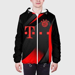Куртка с капюшоном мужская FC Bayern Munchen, цвет: 3D-белый — фото 2