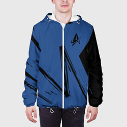 Куртка с капюшоном мужская Star Trek, цвет: 3D-белый — фото 2