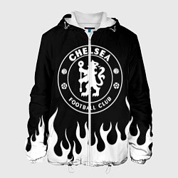 Куртка с капюшоном мужская Chelsea BW, цвет: 3D-белый