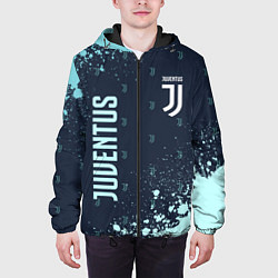 Куртка с капюшоном мужская JUVENTUS ЮВЕНТУС, цвет: 3D-черный — фото 2