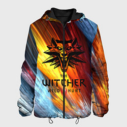 Куртка с капюшоном мужская The Witcher Ведьмак Logo, цвет: 3D-черный