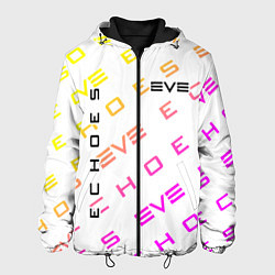 Куртка с капюшоном мужская EVE ECHOES ИВ ЭХО, цвет: 3D-черный