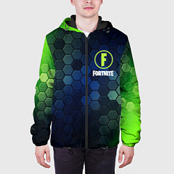 Куртка с капюшоном мужская FORTNITE ФОРТНАЙТ, цвет: 3D-черный — фото 2
