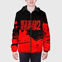 Куртка с капюшоном мужская RED DEAD REDEMPTION 2, цвет: 3D-черный — фото 2