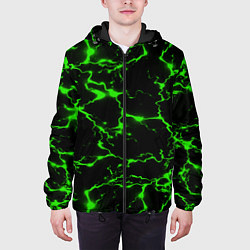 Куртка с капюшоном мужская Green Flash, цвет: 3D-черный — фото 2