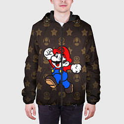 Куртка с капюшоном мужская Mario, цвет: 3D-черный — фото 2