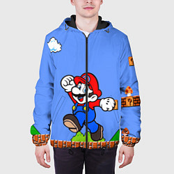 Куртка с капюшоном мужская Mario, цвет: 3D-черный — фото 2