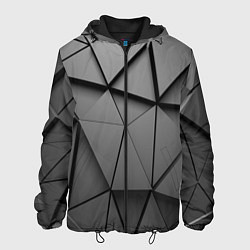 Куртка с капюшоном мужская ABSTRACTION STYLE, цвет: 3D-черный