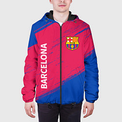 Куртка с капюшоном мужская BARCELONA БАРСЕЛОНА, цвет: 3D-черный — фото 2