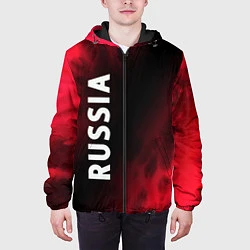Куртка с капюшоном мужская RUSSIA РОССИЯ, цвет: 3D-черный — фото 2