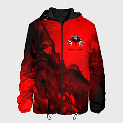 Куртка с капюшоном мужская КОРОЛЬ И ШУТ, цвет: 3D-черный