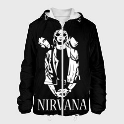 Куртка с капюшоном мужская NIRVANA, цвет: 3D-белый